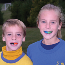 Spor yapan çocuklar için koruyucu dişlikler